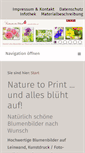 Mobile Screenshot of nature-to-print.de